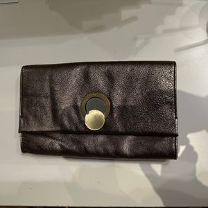 Diane Von Furstenberg Gold/Silver Clutch